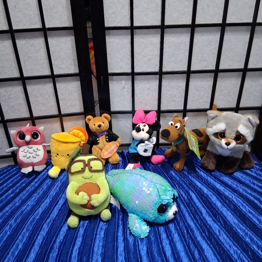 Colorful Plush Toy Set for Kids